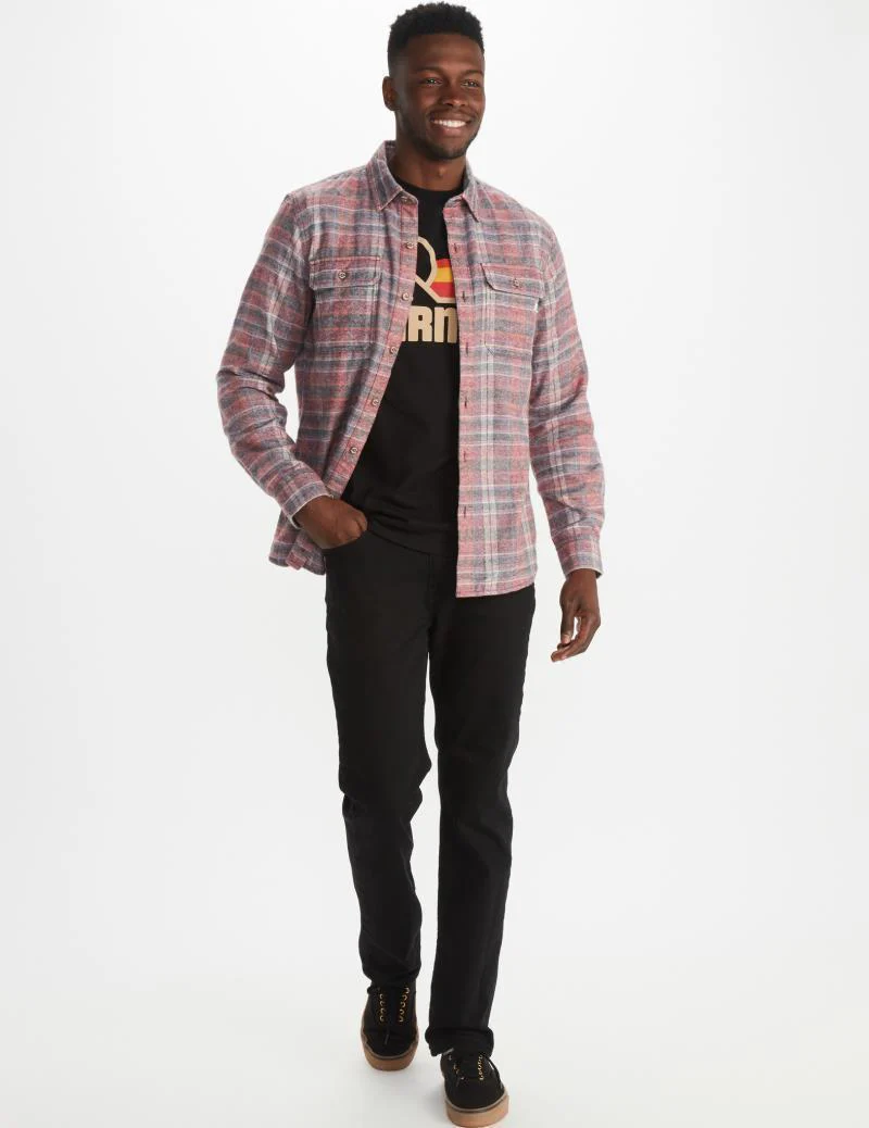 Jasper / Fairfax Heathered Midweight Flannel LS - Mens - Image 7