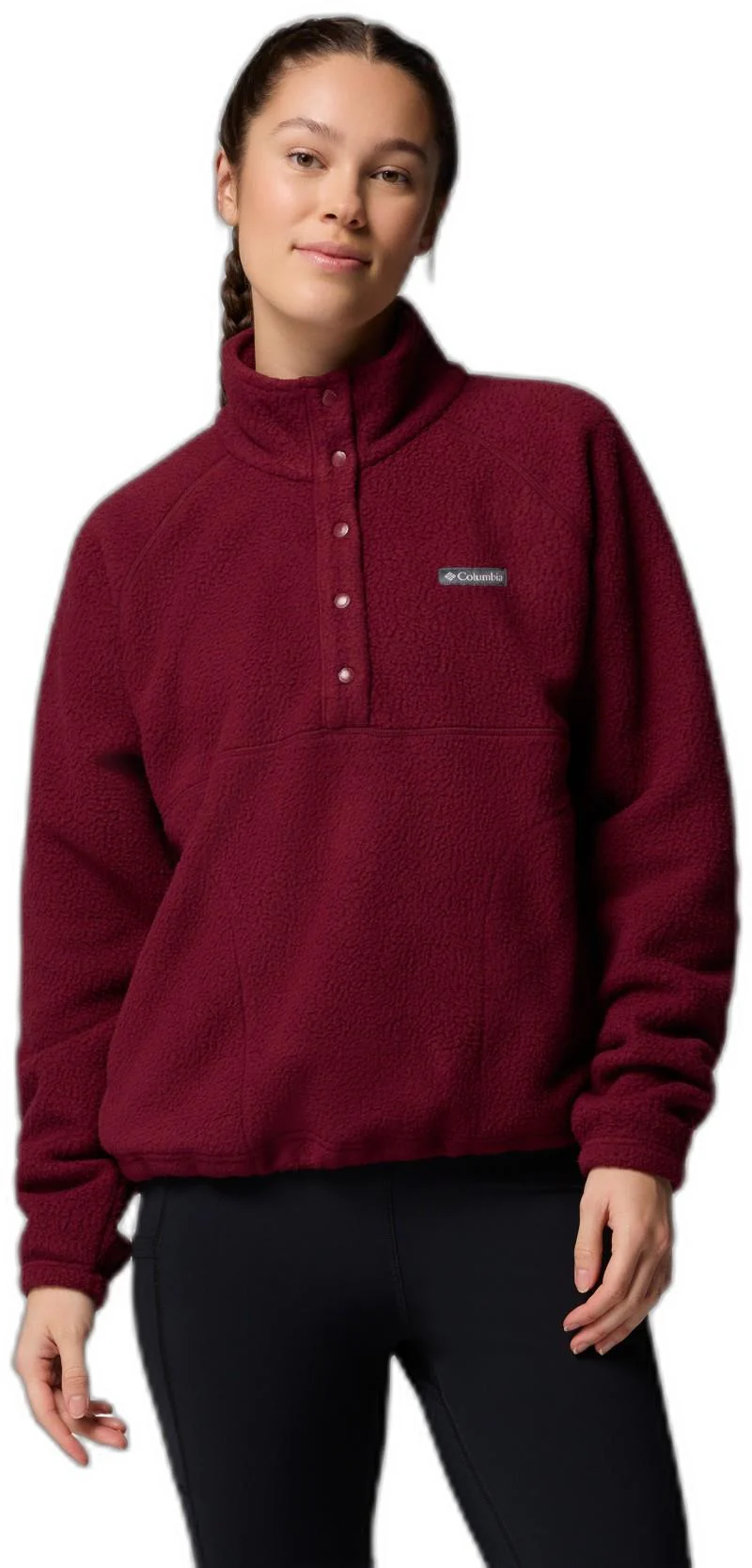 Jasper Ridge Pebbled Fleece Half Snap - Womens - Image 10