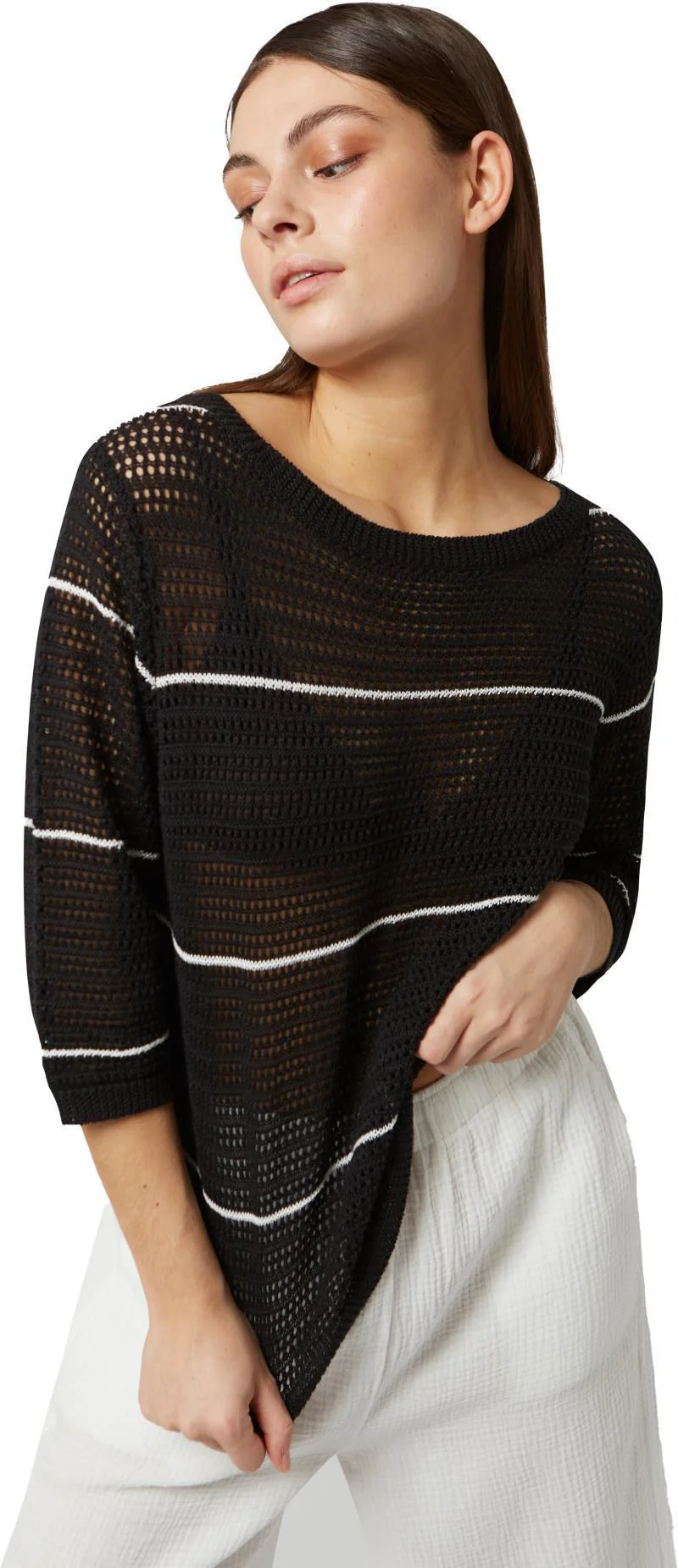 Kamari Crochet Sweater - Womens - Image 3