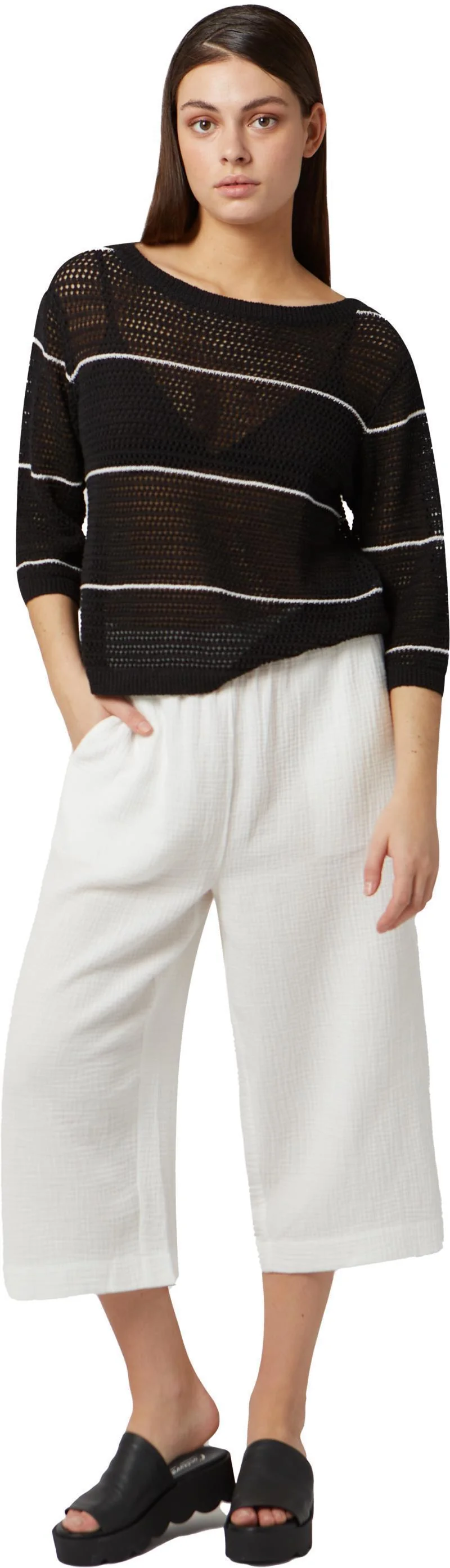Kamari Crochet Sweater - Womens - Image 4