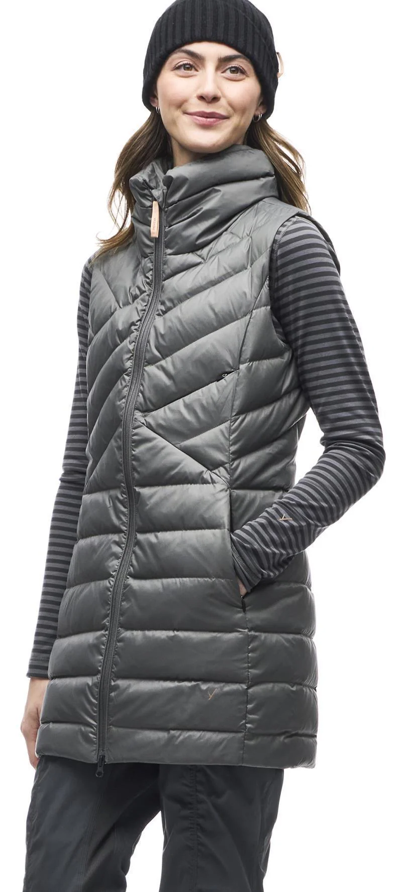 Kapa Long Vest Jacket - Womens - Image 2