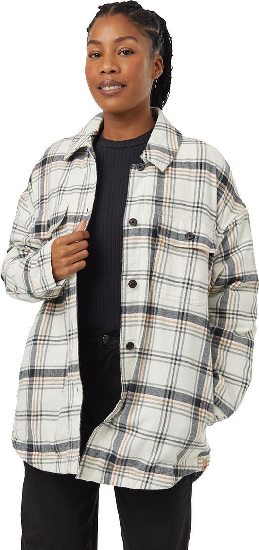 Kapok Flannel Insulated Shacket - Womens - Image 3