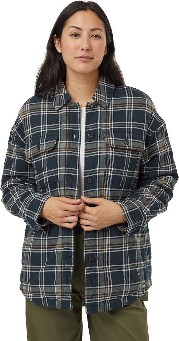 Kapok Flannel Insulated Shacket - Womens - Image 6