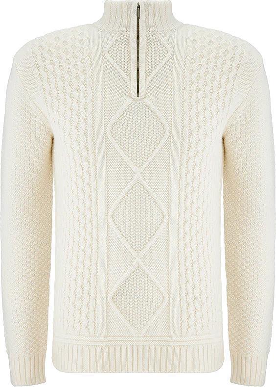 Kvittholmen Zip Up Sweater - Mens - Image 5