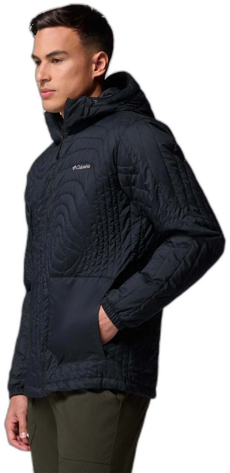 Landroamer Quilted Hooded Jacket - Mens - Image 3