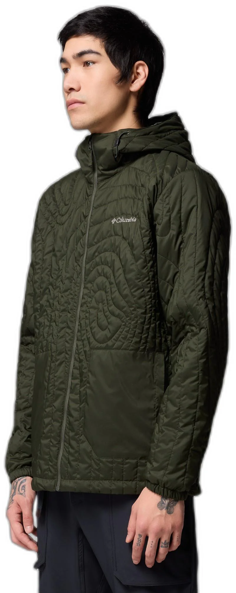 Landroamer Quilted Hooded Jacket - Mens - Image 9
