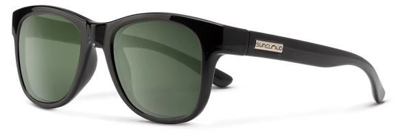 Leeway - Black Frame, Polarized Gray Green Lens