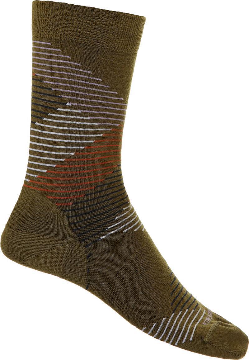 LifeStyle Crew Socks - Fine Gauge - Dashes - Womens - Image 10