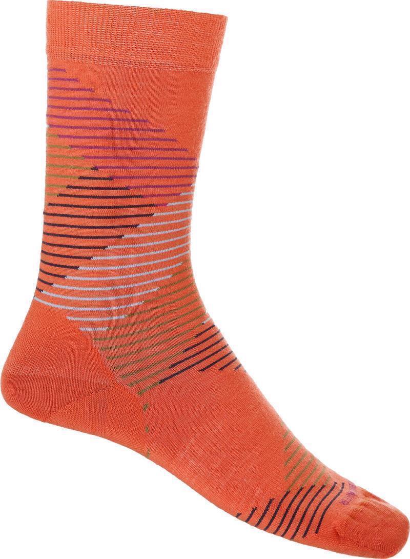 LifeStyle Crew Socks - Fine Gauge - Dashes - Womens - Image 11
