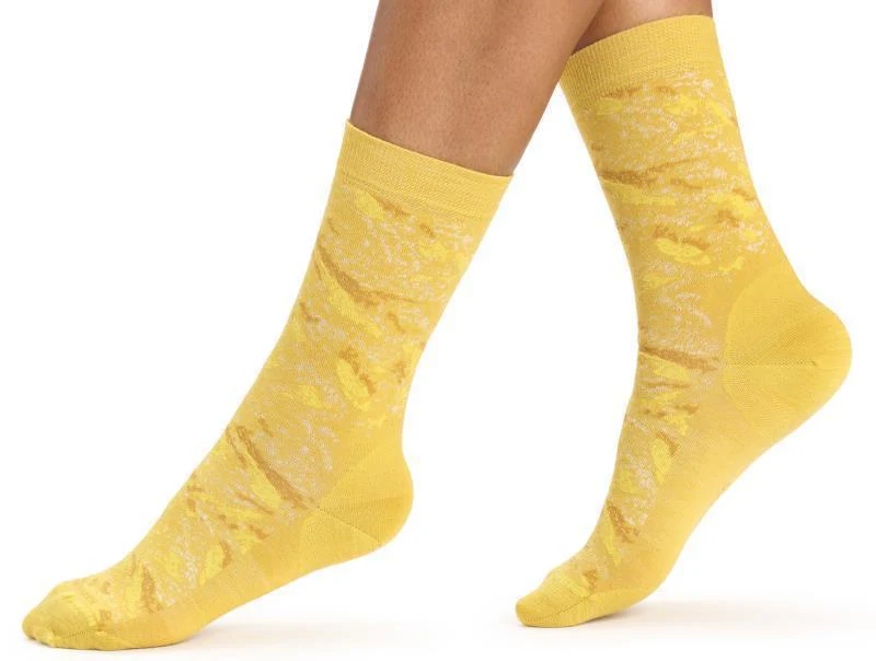 LifeStyle Crew Socks - Fine Gauge - IB Glacier - Womens - Image 3