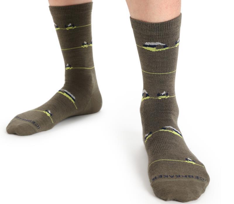 LifeStyle Crew Socks - Ultralight - Backcountry Camp - Mens - Image 10