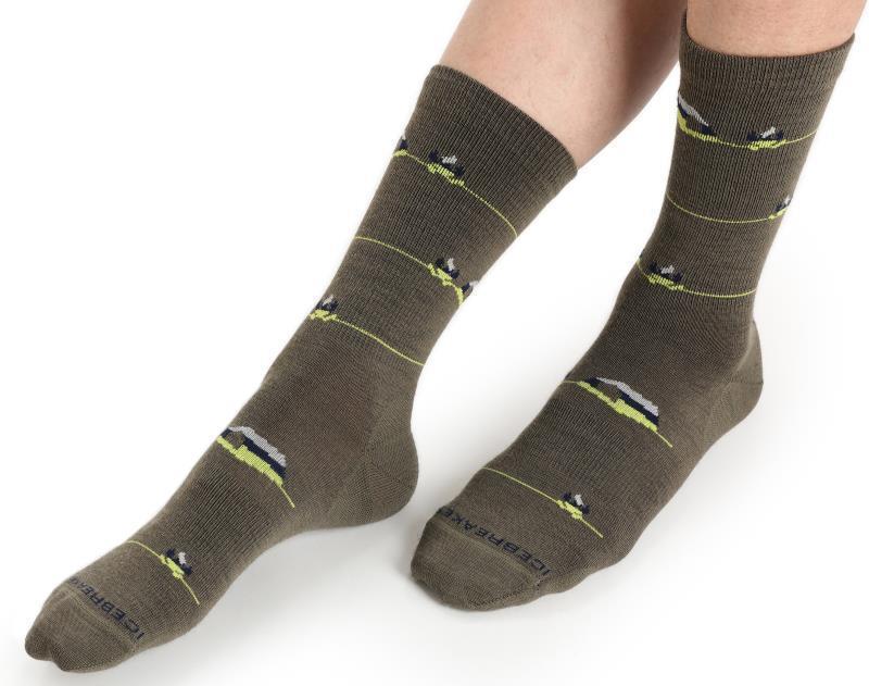 LifeStyle Crew Socks - Ultralight - Backcountry Camp - Mens - Image 9