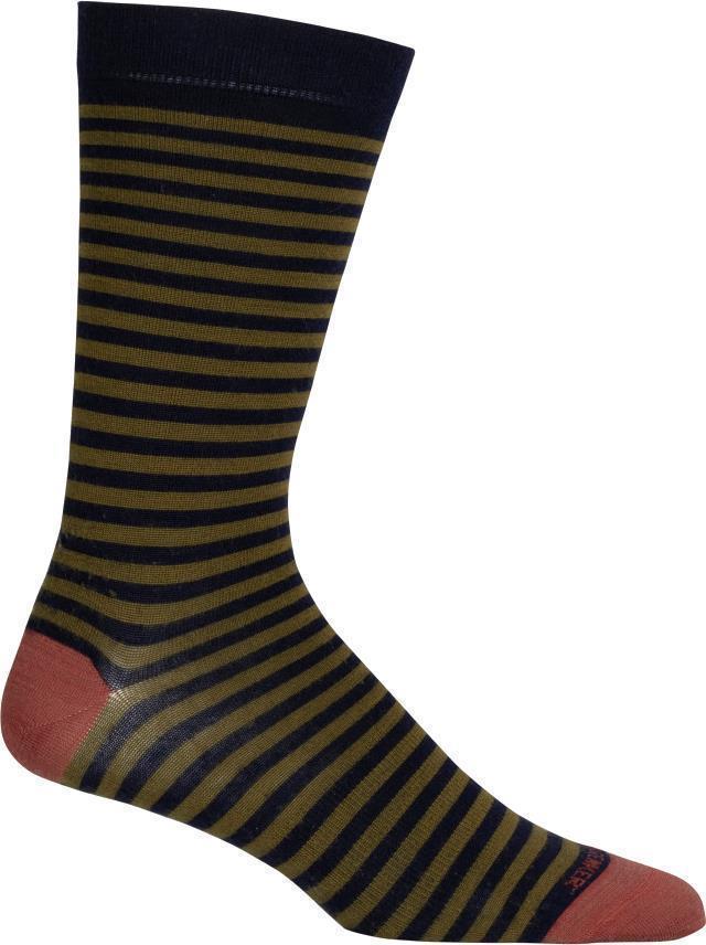 Lifestyle Fine Gauge Crew Socks - Stripe - Mens - Image 2