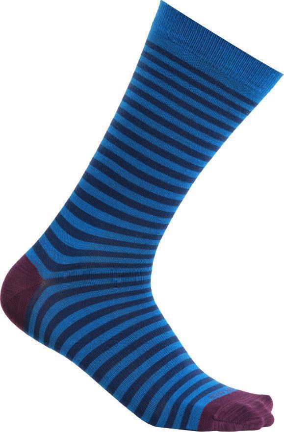 Lifestyle Fine Gauge Crew Socks - Stripe - Mens - Image 5