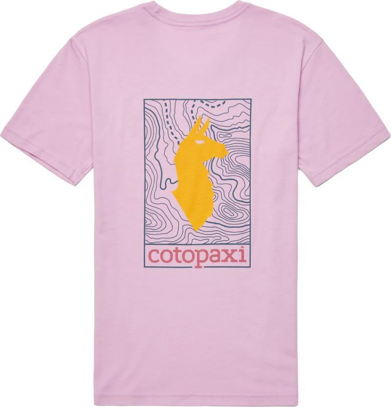 Llama Map Organic T-Shirt - Womens - Image 13
