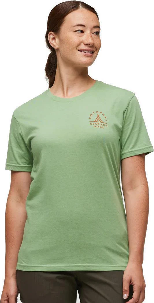 Llama Map Organic T-Shirt - Womens - Image 2