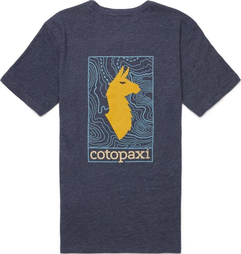 Llama Map Organic T-Shirt - Womens - Image 5