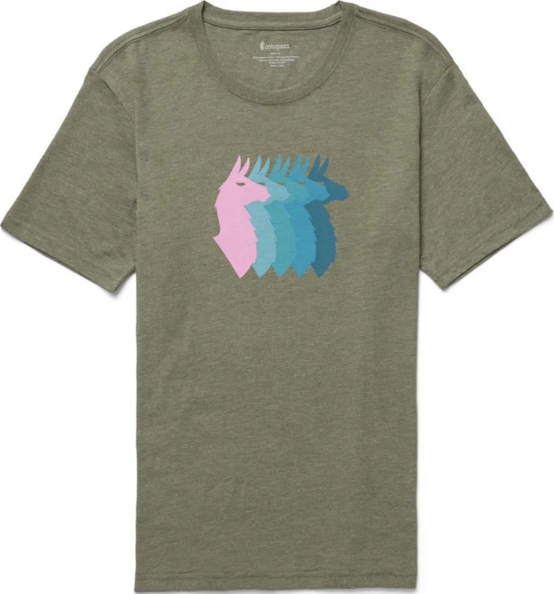 Llama Sequence Organic T-Shirt - Mens - Image 11