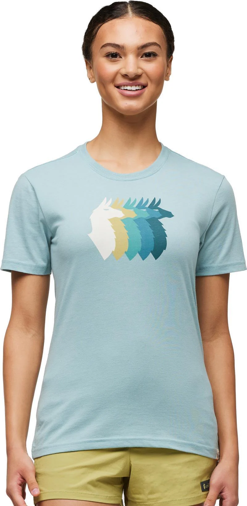 Llama Sequence Organic T-Shirt - Womens - Image 8