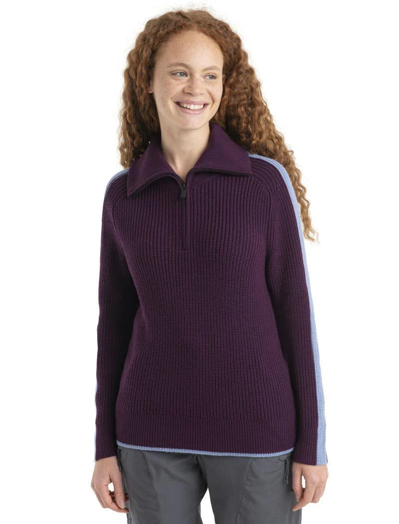 Lodge LS Half Zip Sweater - Womens - Image 14