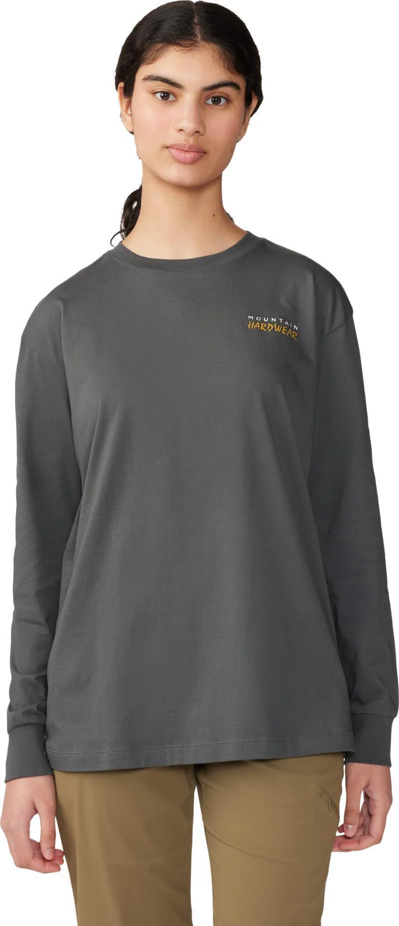 Logo Landscape Boxy LS - Womens
