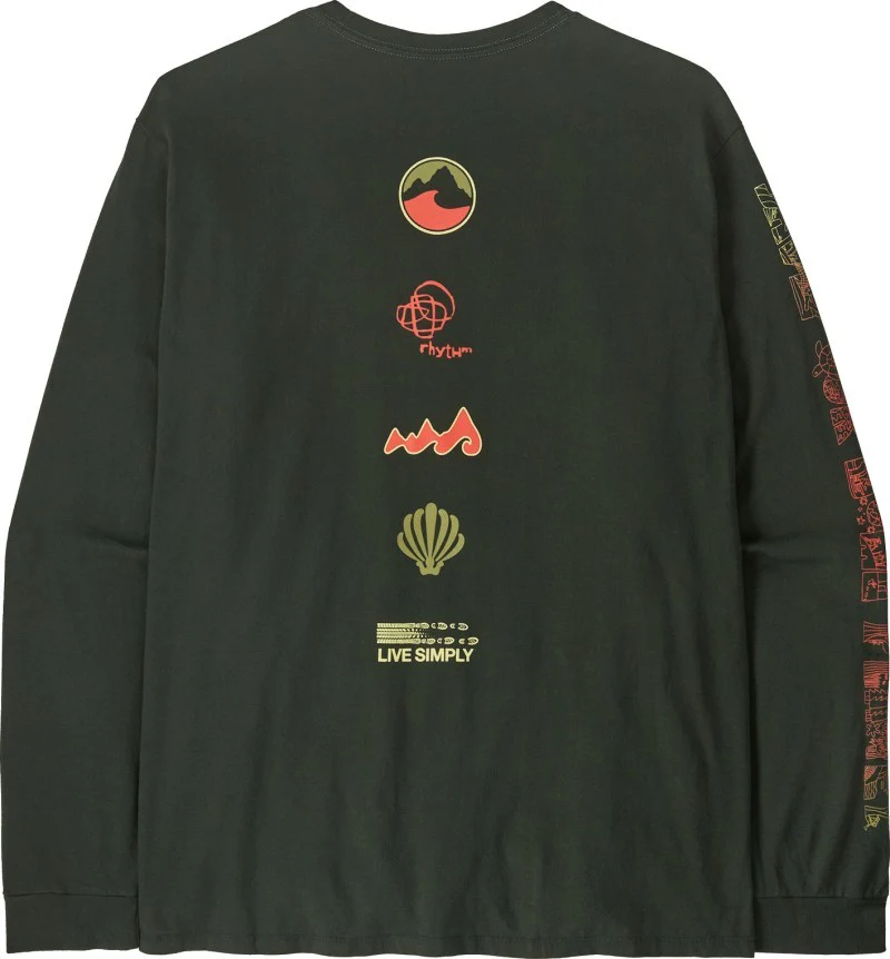 Long Way Round Organic LS T-Shirt - Mens - Image 2