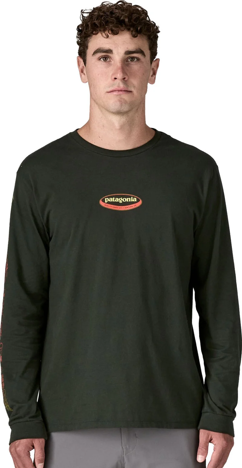 Long Way Round Organic LS T-Shirt - Mens - Image 3