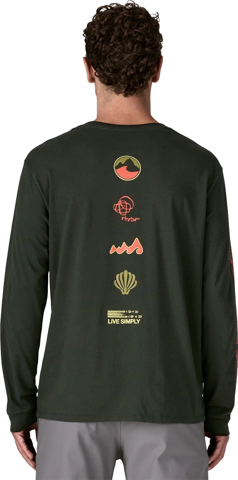 Long Way Round Organic LS T-Shirt - Mens - Image 4