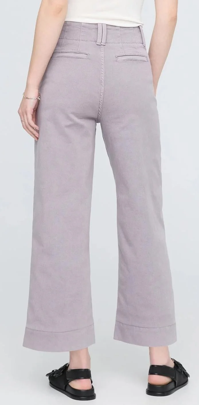 LuxTwill High-Rise Trousers, 30" Inseam - Womens - Image 3