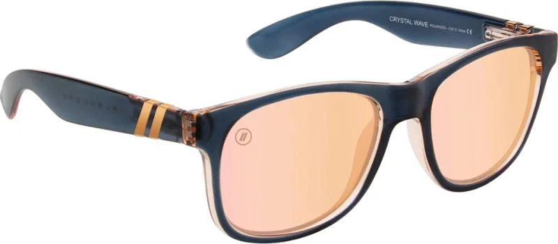 M Class X2 - Crystal Wave, Matte Cool Grey Frame, Polarized Champagne Mirror Lens - Image 3