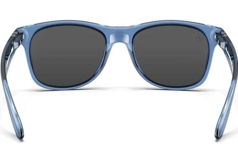 M Class X2 - Deep Blue, Gloss Crystal Blue Frame, Polarized Silver Mirror Lens - Image 4