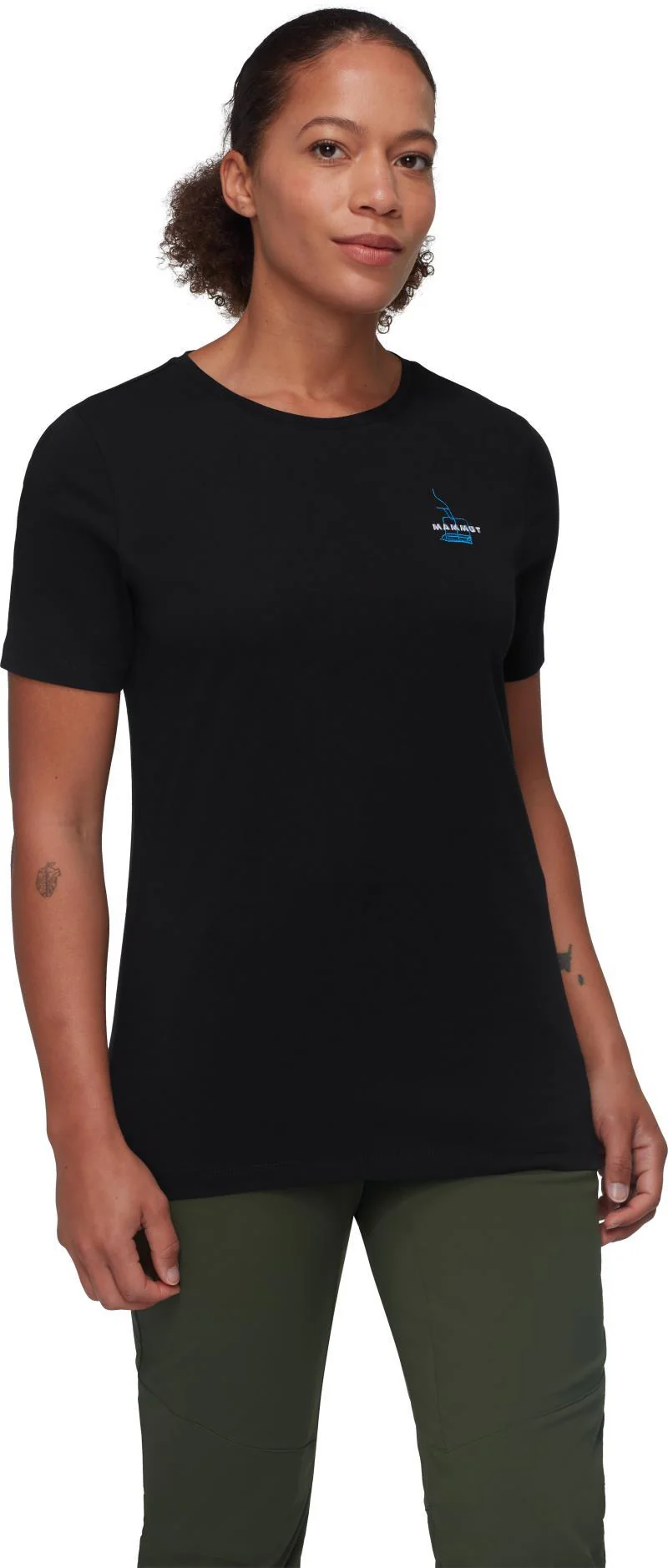 Mammut Core T-Shirt - Snow - Womens - Image 3