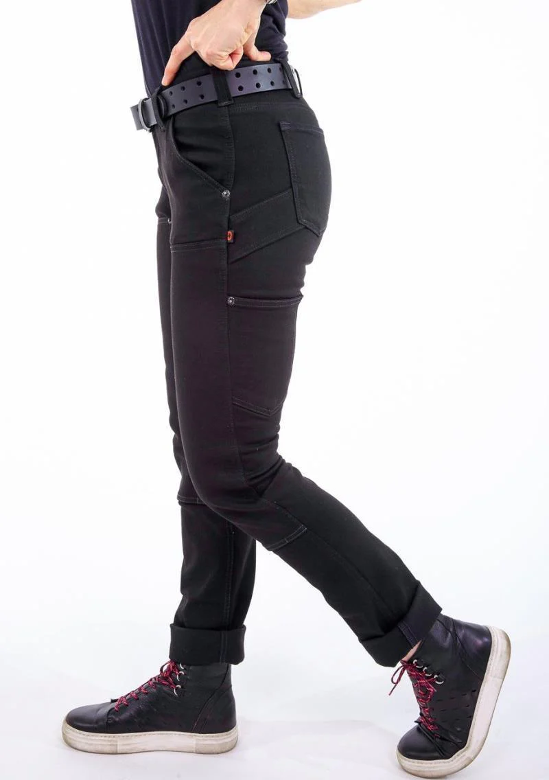 Maven Slim Pants, No Fade Denim, 30" Inseam - Womens - Image 3