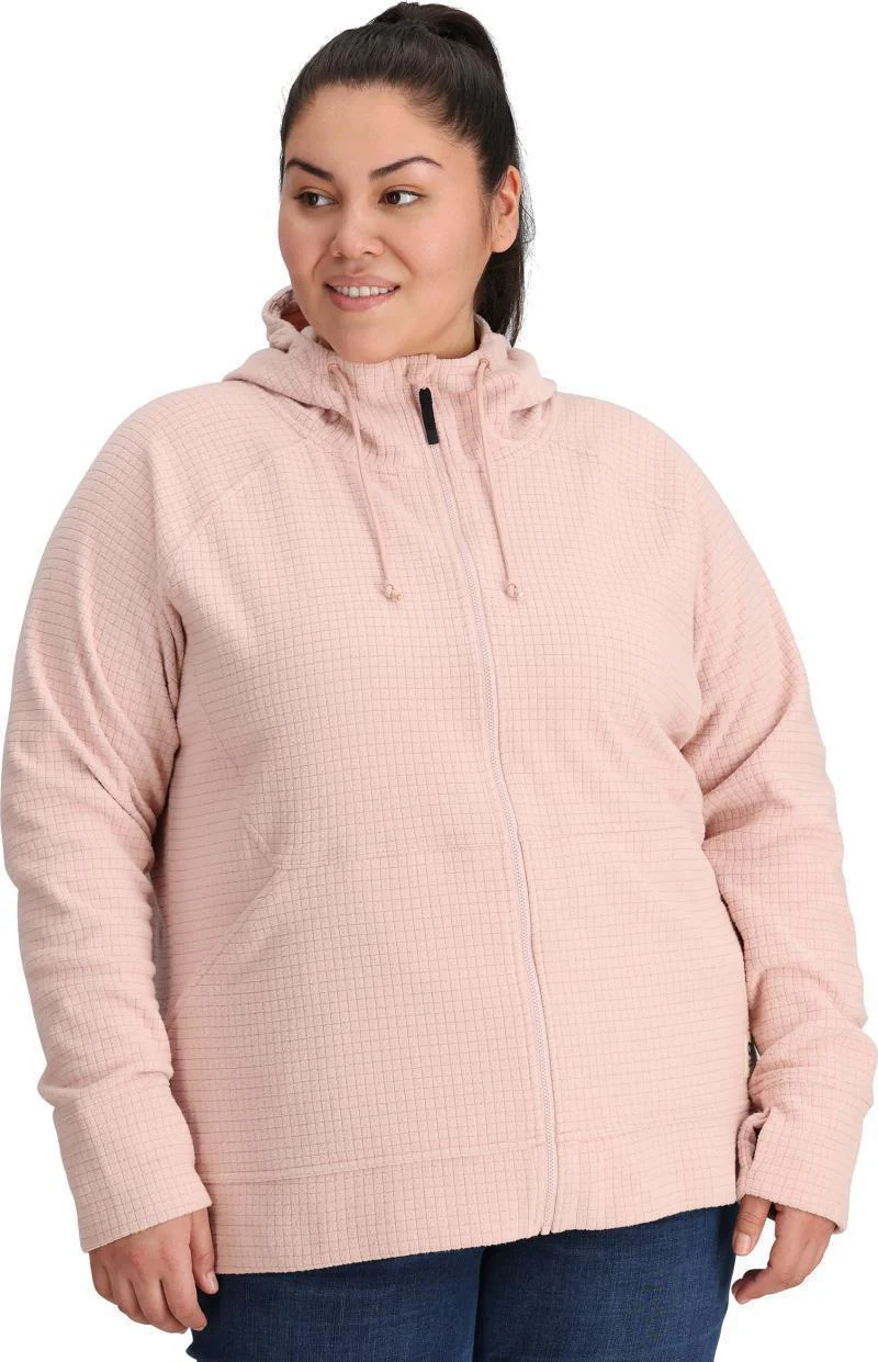 Mega Trail Mix Fleece Full Zip Hoodie, Plus - Womens - Image 2