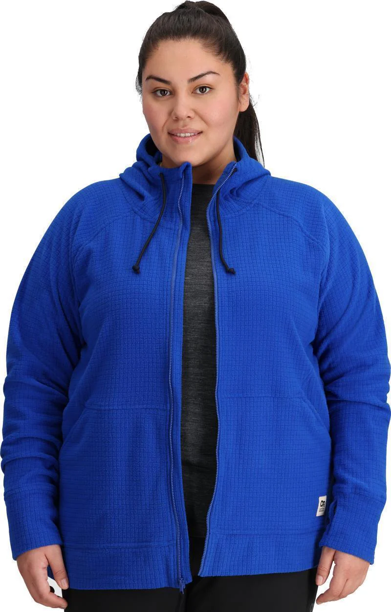Mega Trail Mix Fleece Full Zip Hoodie, Plus - Womens - Image 9