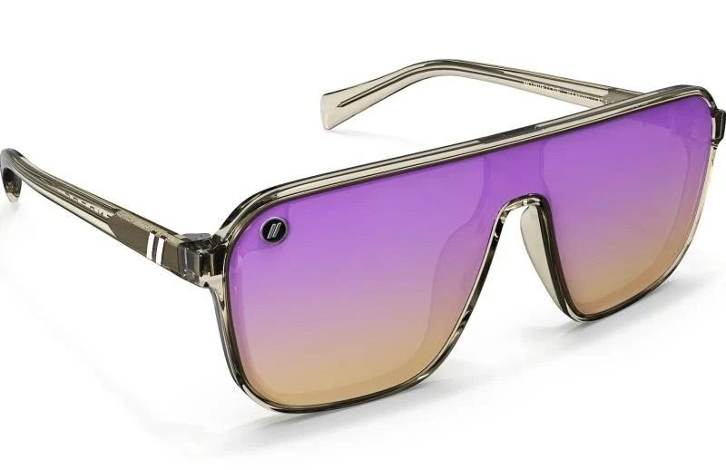 Meister X2 - Mojave Love, Gloss Crystal Tan Frame, Polarized PureBlend Lavender Champagne Mirror Len - Image 2