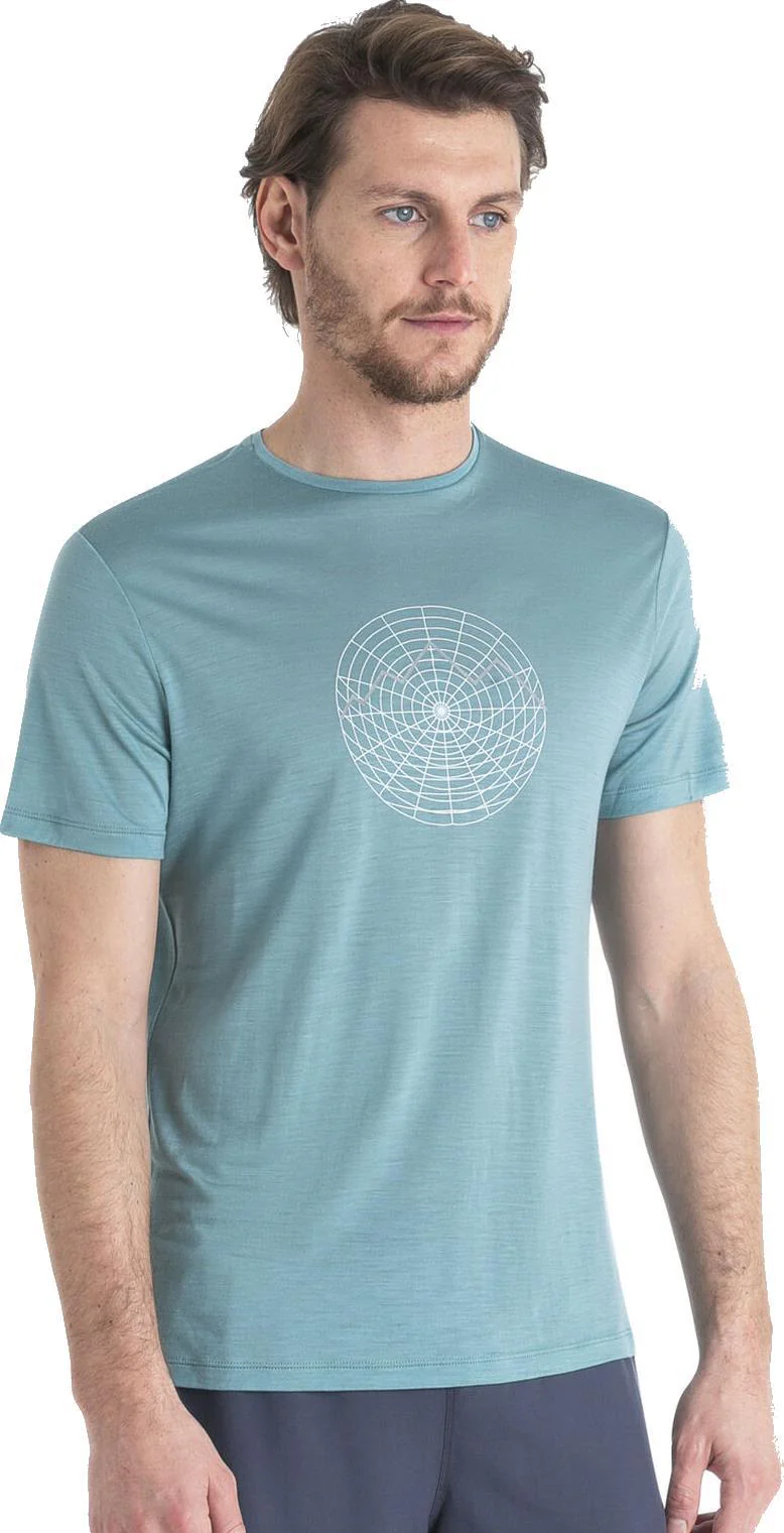 Merino Blend 125 Cool-Lite Sphere III SS Tee - Vision Grid - Mens - Image 3