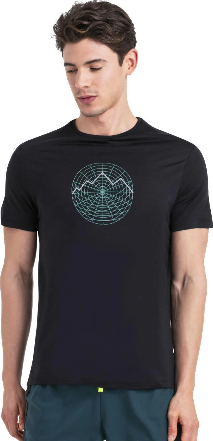 Merino Blend 125 Cool-Lite Sphere III SS Tee - Vision Grid - Mens - Image 6