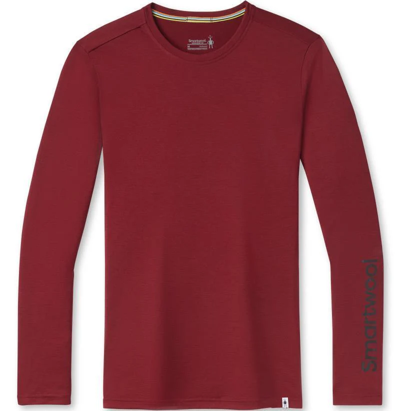Merino (150) Logo LS Graphic Tee - Mens - Image 4