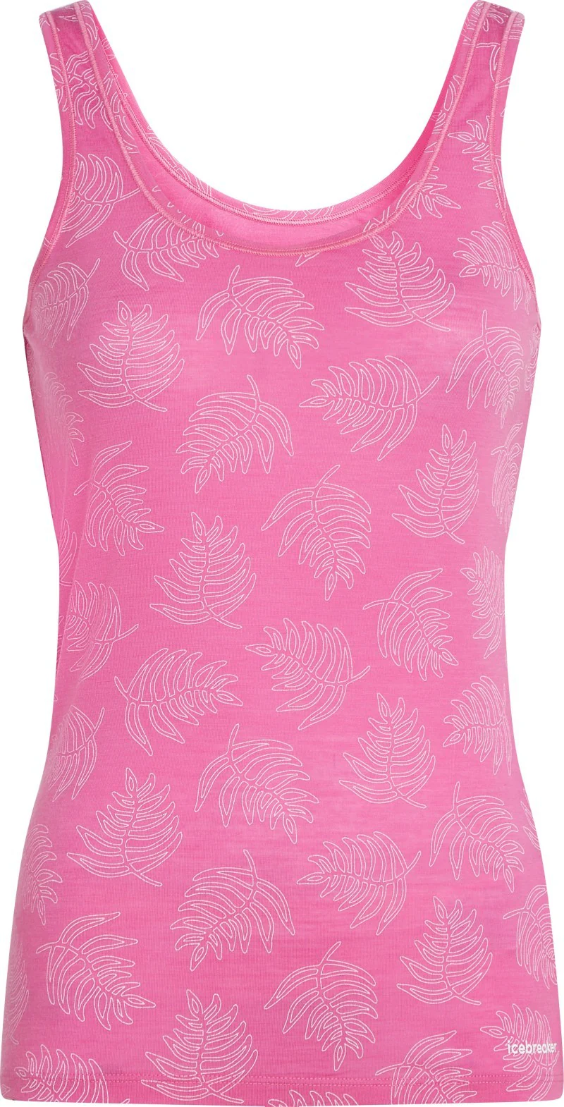 Merino 150 Siren Tank Fresh Ferns AOP - Womens - Image 4
