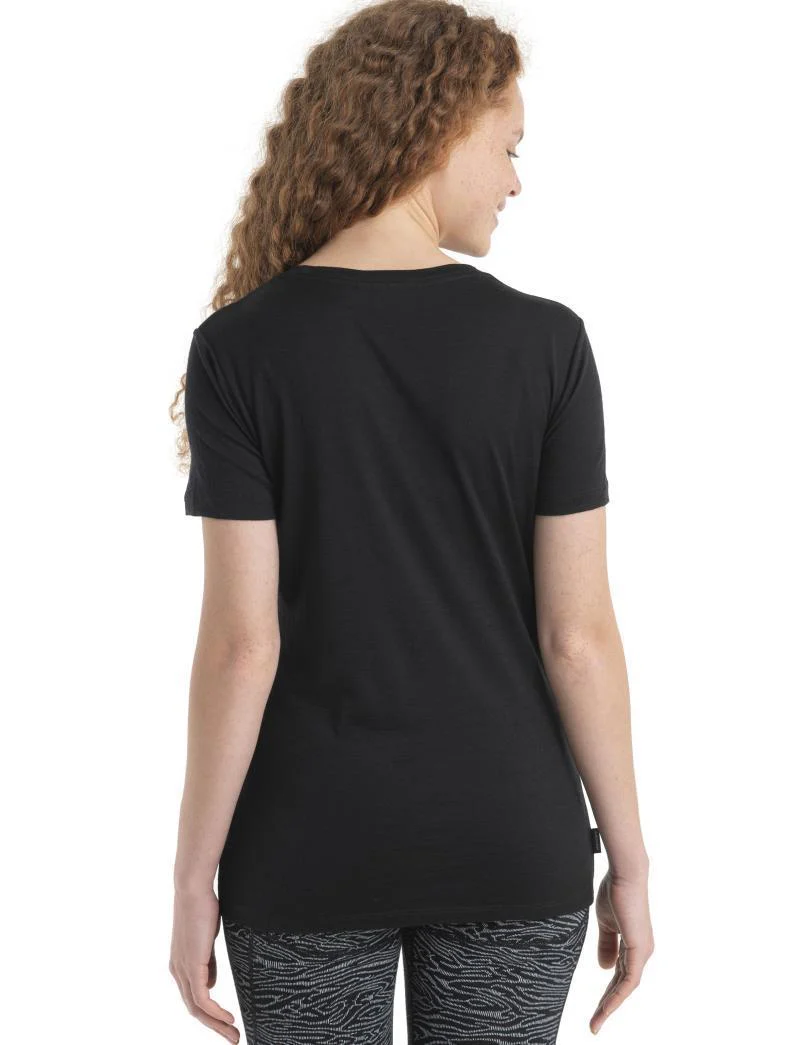 Merino 150 Tech Lite II SS Tee - Camping Lines - Womens - Image 3