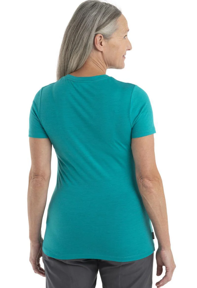 Merino 150 Tech Lite II SS Tee - Camping Lines - Womens - Image 6