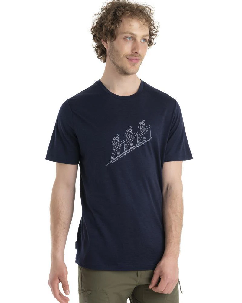 Merino 150 Tech Lite II SS Tee - Natural Ski Tour - Mens - Image 7