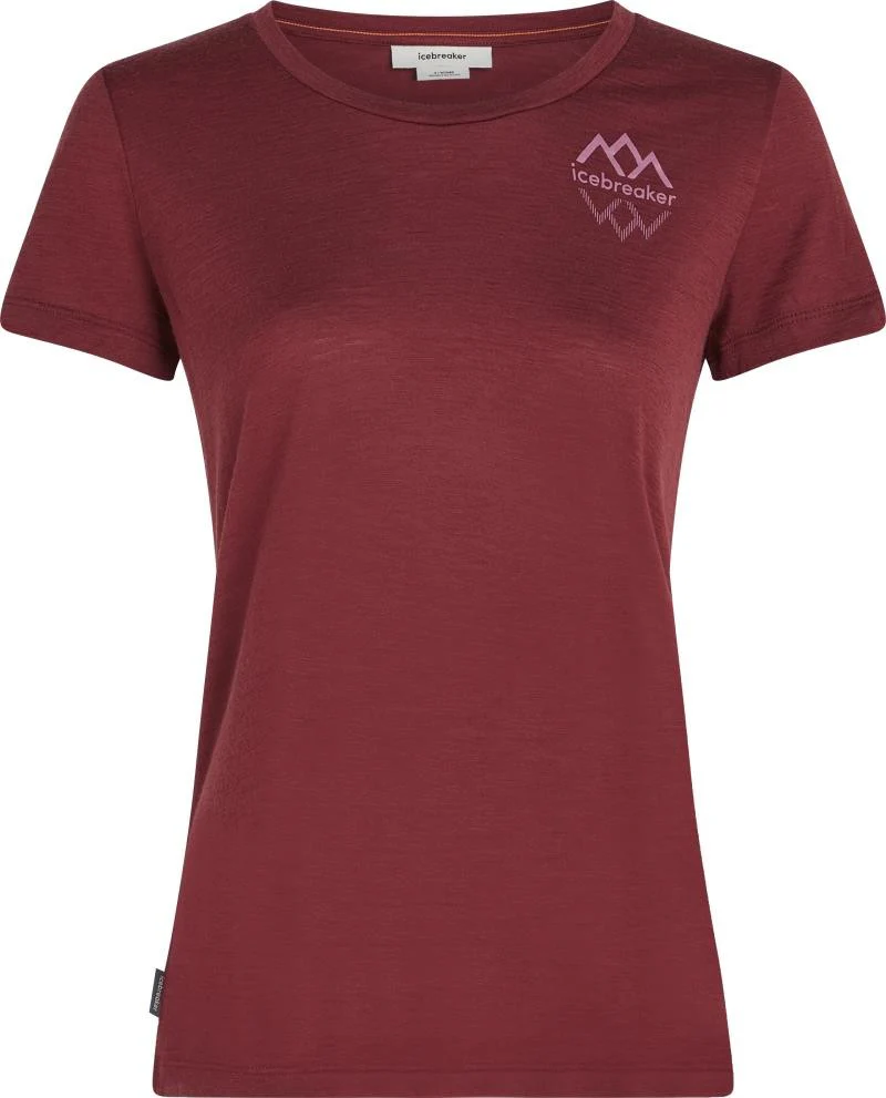 Merino 150 Tech Lite III SS Scoop Tee - Icebreaker Logo Reflections - Womens - Image 10