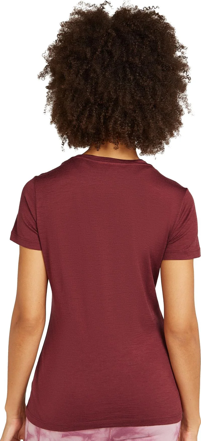 Merino 150 Tech Lite III SS Scoop Tee - Icebreaker Logo Reflections - Womens - Image 12