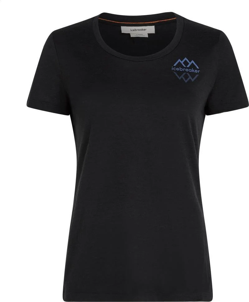 Merino 150 Tech Lite III SS Scoop Tee - Icebreaker Logo Reflections - Womens - Image 7