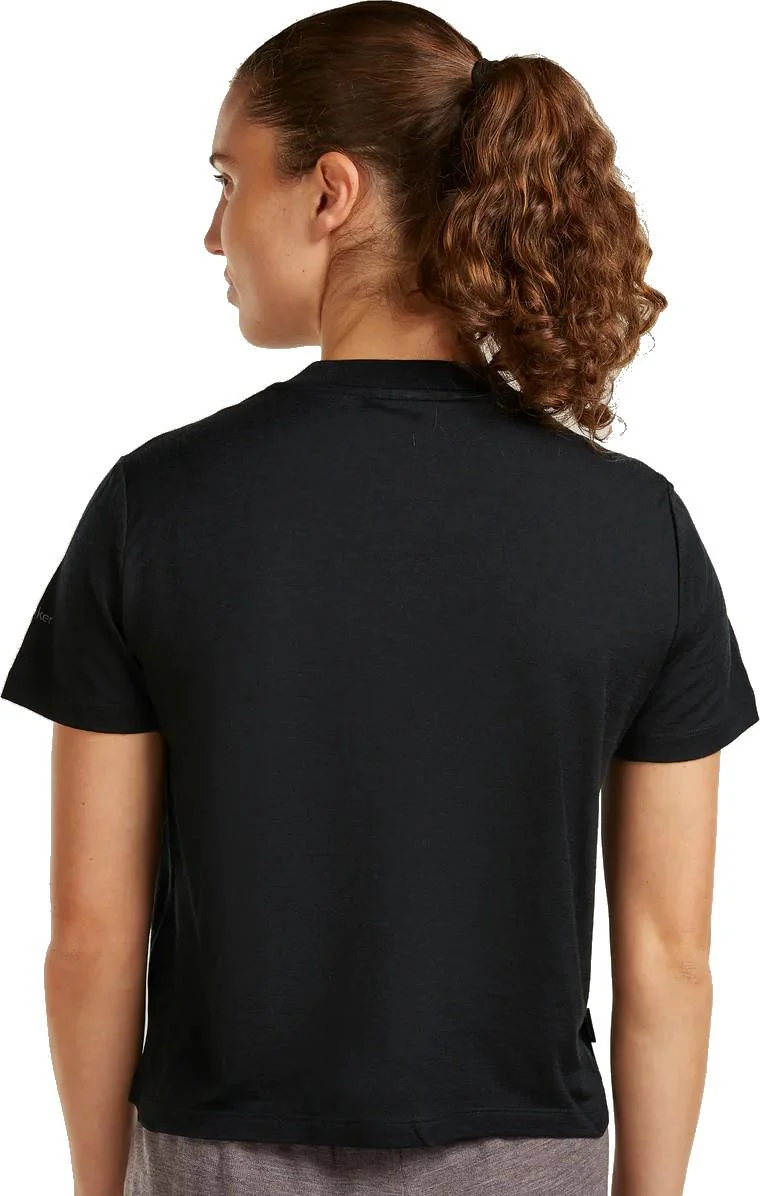Merino 150 Tech Lite SS Crop Tee - NZ Flora - Womens - Image 3