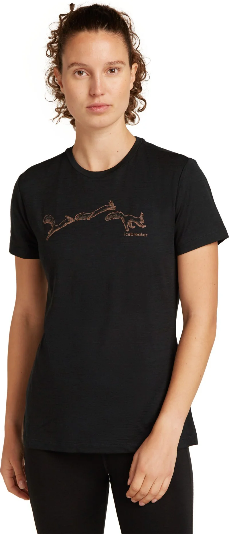 Merino 150 Tech Lite SS Tee Airbourne Squirrel - Womens - Image 5