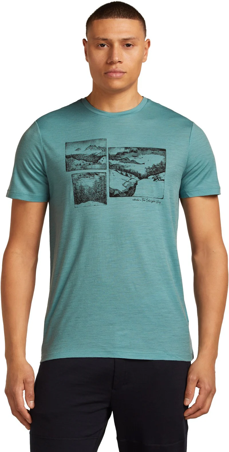 Merino 150 Tech Lite SS Tee - Journey - Mens - Image 2