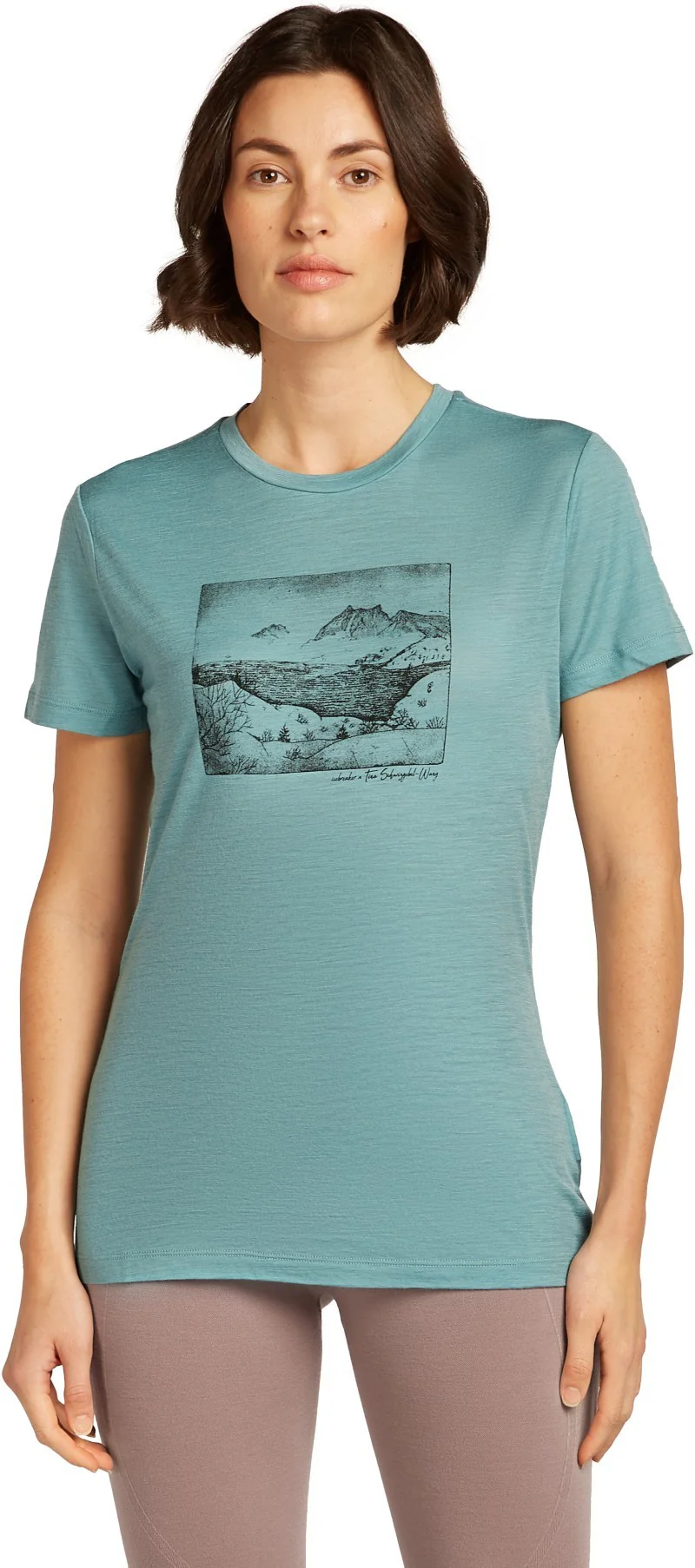 Merino 150 Tech Lite SS Tee - Lake View - Womens - Image 2
